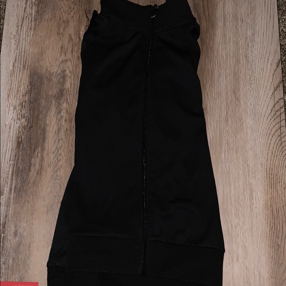 champion black zip up jacket